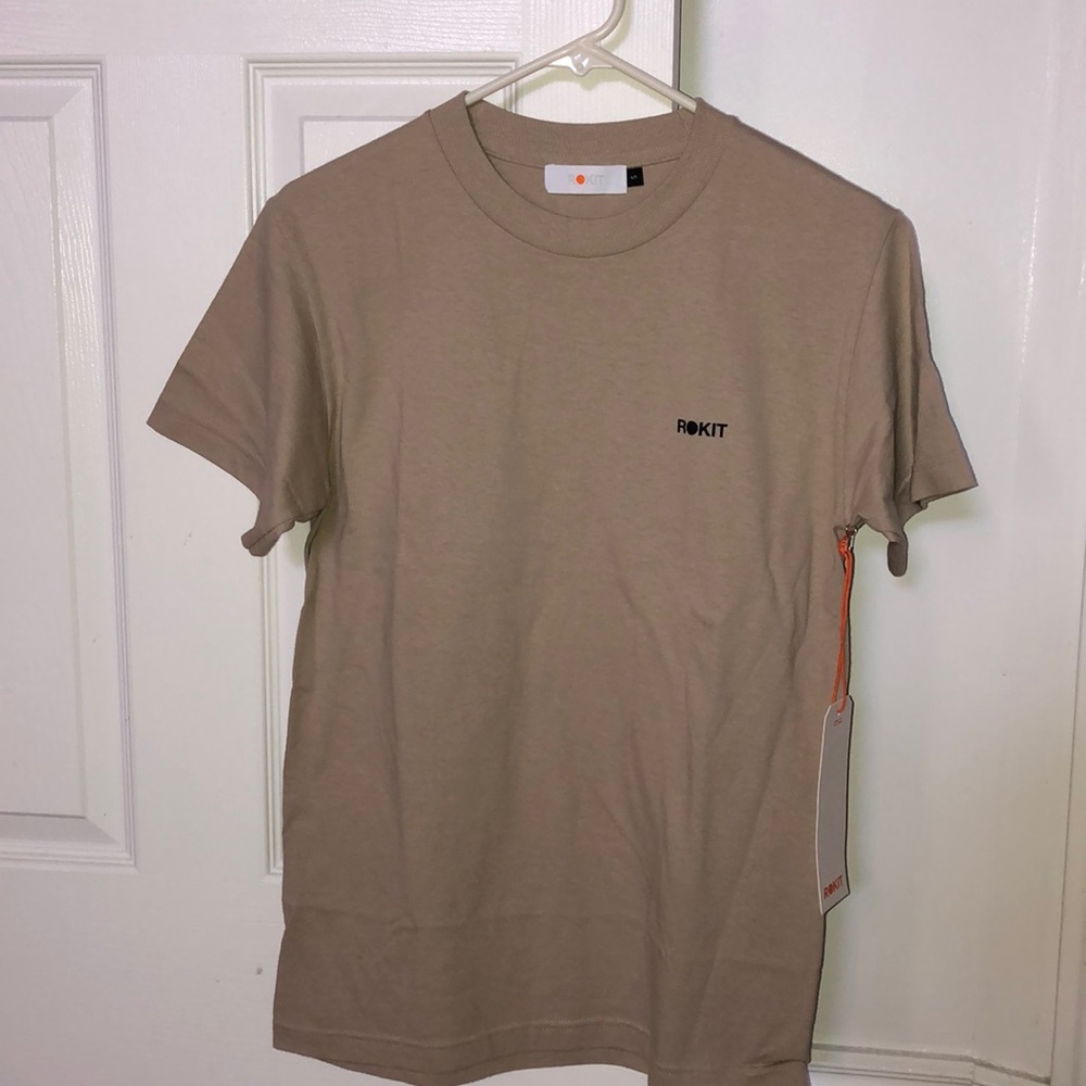ROKIT Men’s khaki Lazarus short sleeved t-shirt